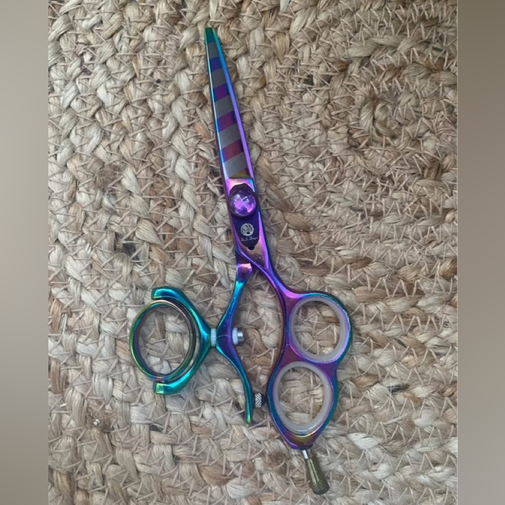 New - Iridescent Hair Cutting Scissors